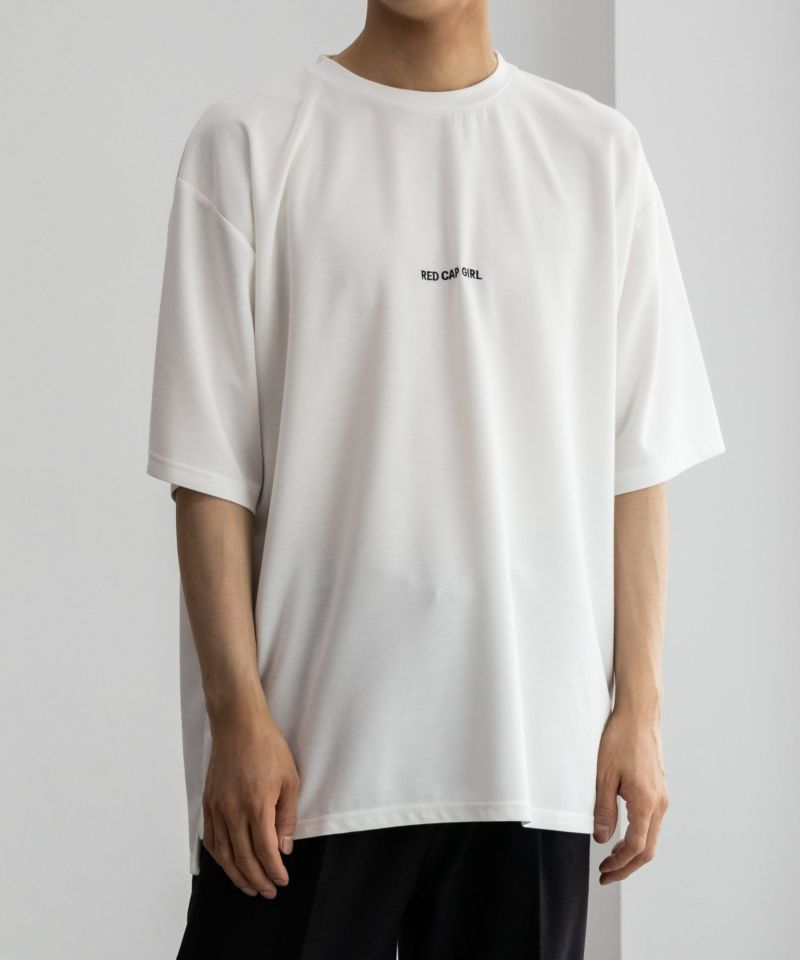 【オンラインストア限定】RED CAP GIRL  ポンチ素材 バックプリントTシャツ メンズ メール便 対応商品商品画像-1