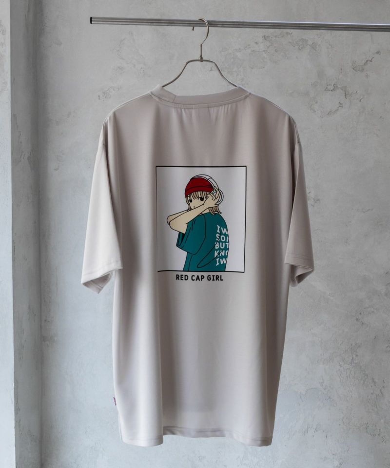 【オンラインストア限定】RED CAP GIRL  ポンチ素材 バックプリントTシャツ メンズ メール便 対応商品商品画像-34