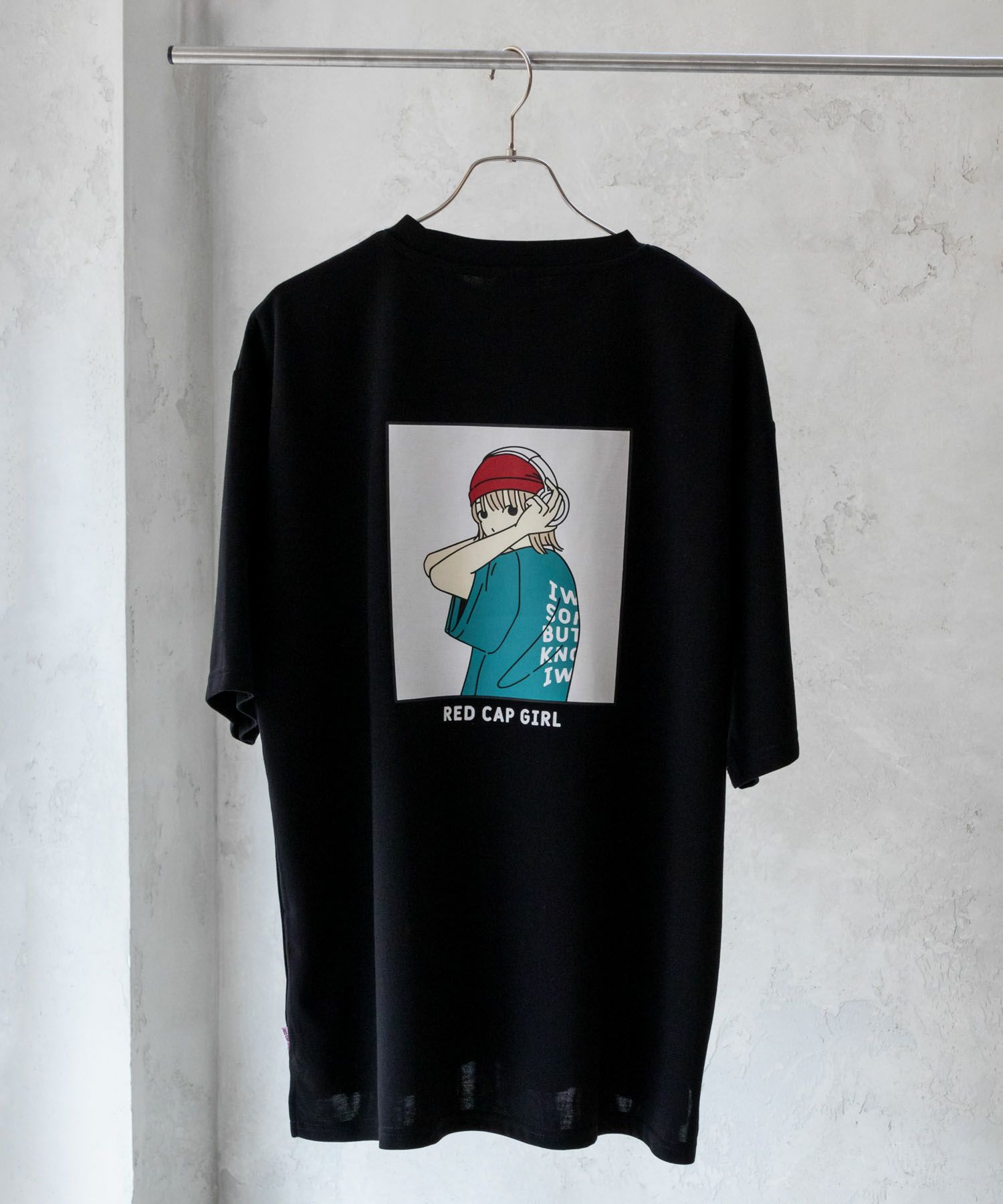 【オンラインストア限定】RED CAP GIRL  ポンチ素材 バックプリントTシャツ メンズ メール便 対応商品商品サムネイル-35