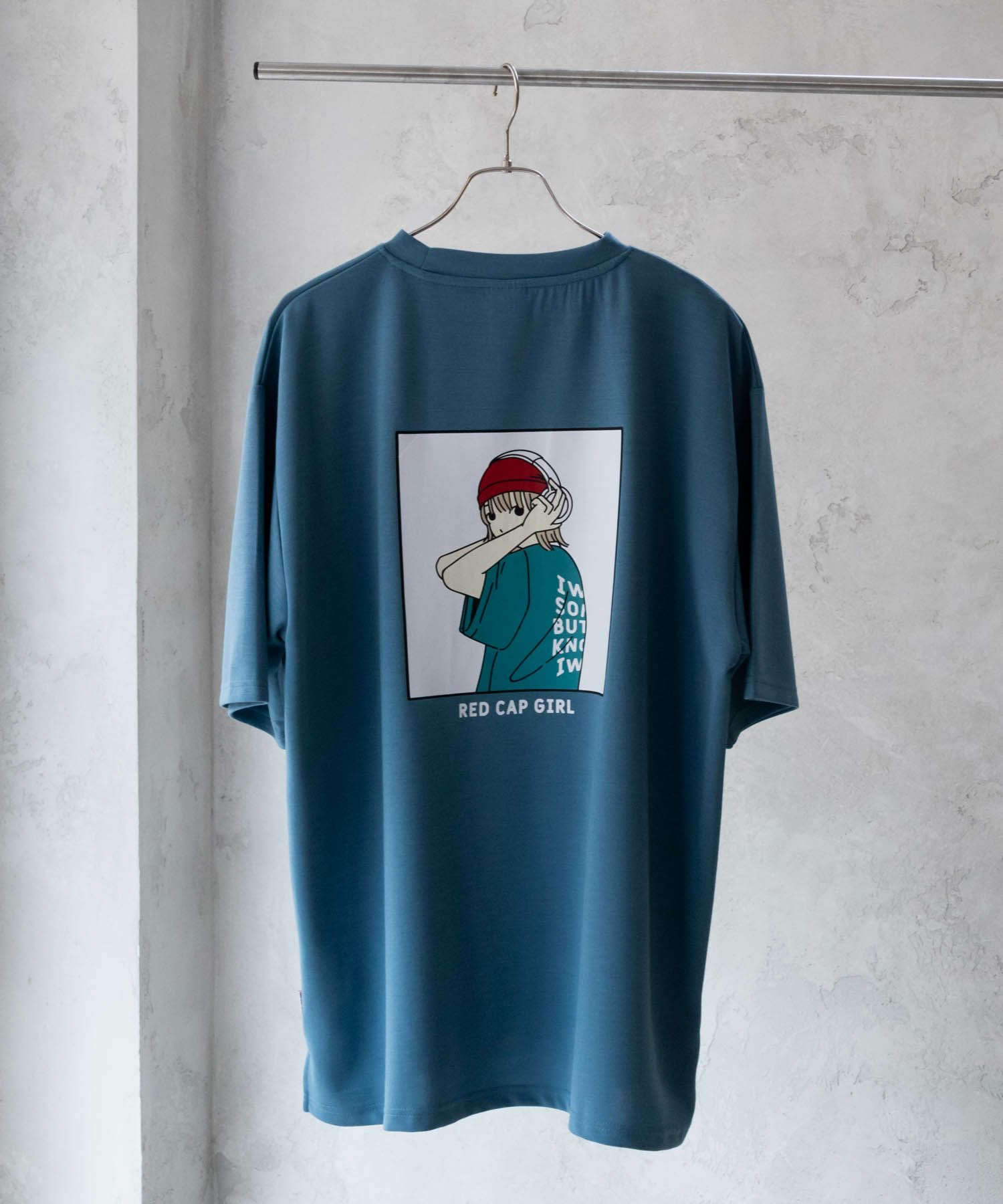 【オンラインストア限定】RED CAP GIRL  ポンチ素材 バックプリントTシャツ メンズ メール便 対応商品商品画像-36