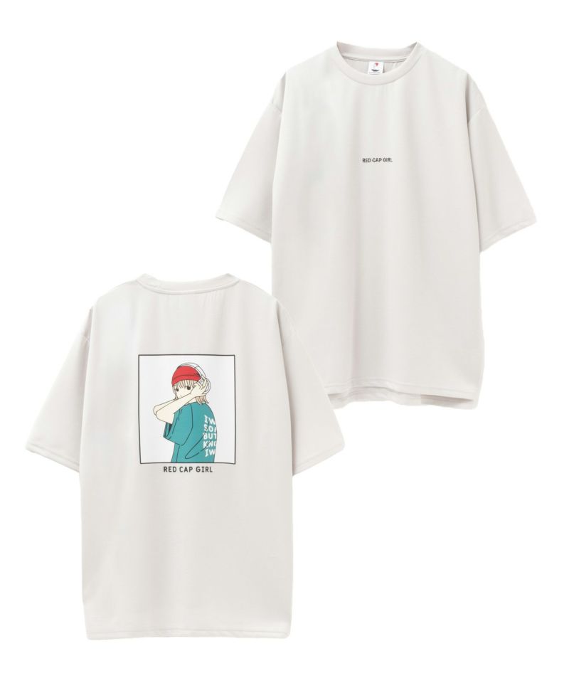【オンラインストア限定】RED CAP GIRL  ポンチ素材 バックプリントTシャツ メンズ メール便 対応商品商品画像-38