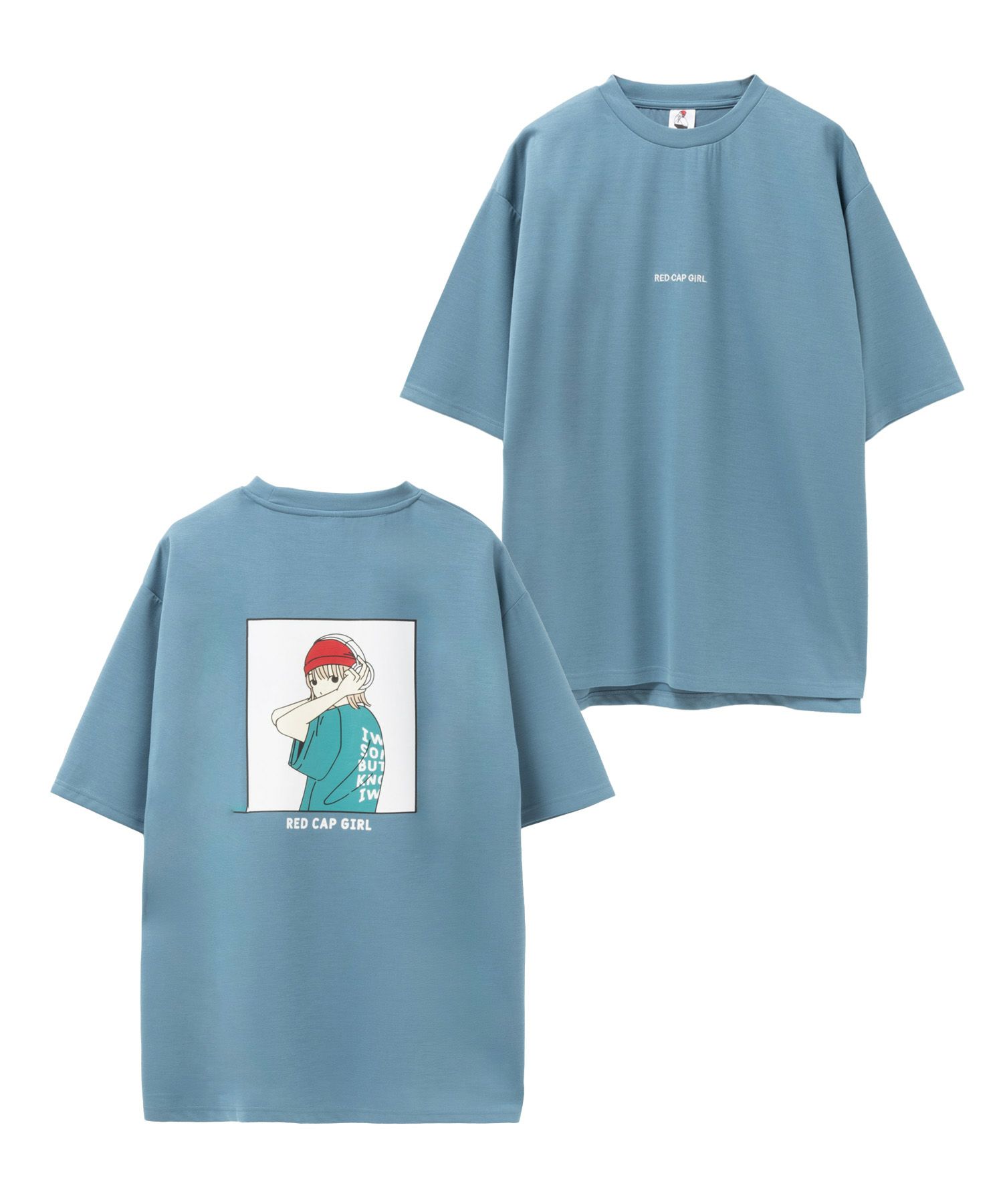 【オンラインストア限定】RED CAP GIRL  ポンチ素材 バックプリントTシャツ メンズ メール便 対応商品商品サムネイル-40