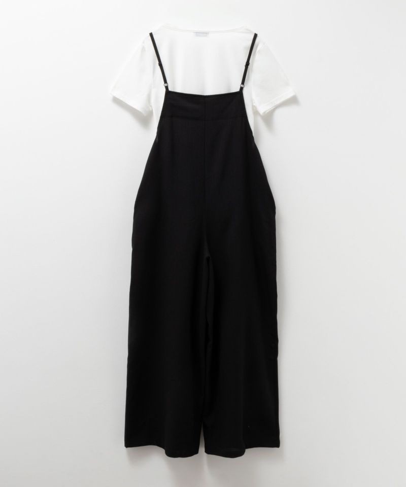 NAVY  麻ライクサロペットアンサンブル レディース商品画像-16