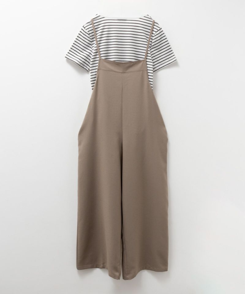 NAVY  麻ライクサロペットアンサンブル レディース商品画像-18