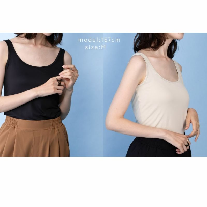 NAVY SARARI  タンクトップ レディース メール便 対応商品商品画像-7