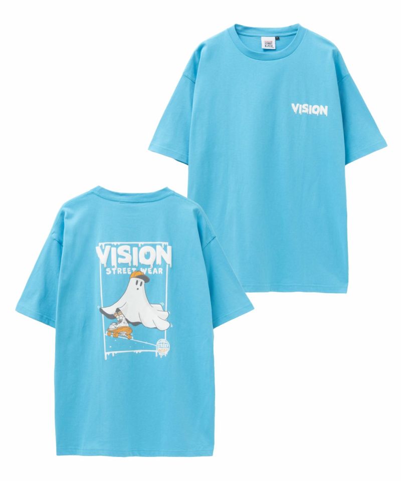 VISION STREET WEAR ゴーストスケータープリントTシャツ メンズ