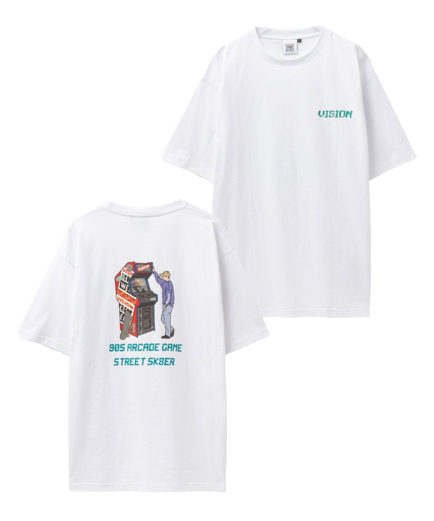 【オンラインストア限定】VISION STREET WEAR  アーケードゲームプリントTシャツ メンズ メール便 対応商品商品サムネイル-2