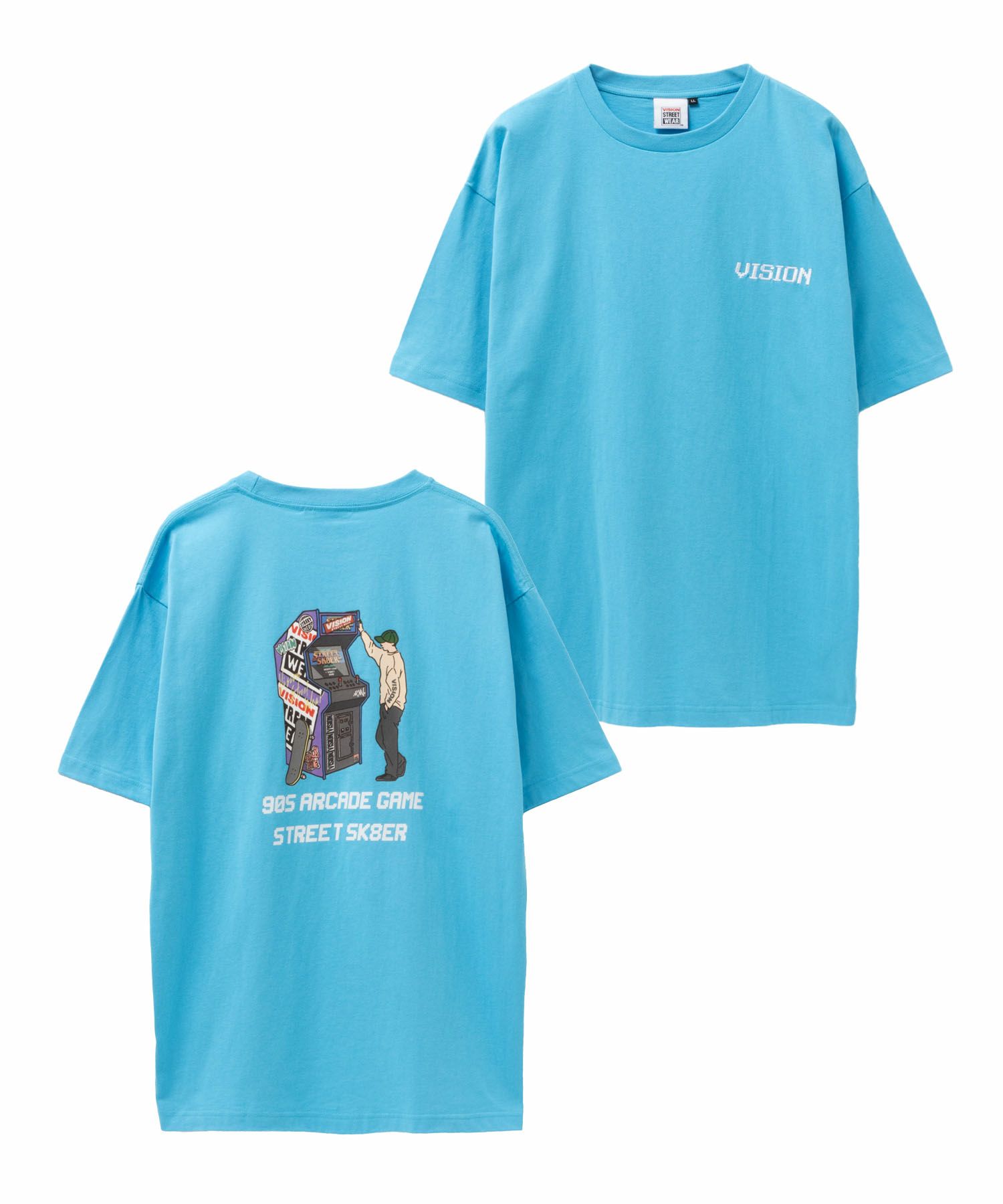 【オンラインストア限定】VISION STREET WEAR  アーケードゲームプリントTシャツ メンズ メール便 対応商品商品サムネイル-3
