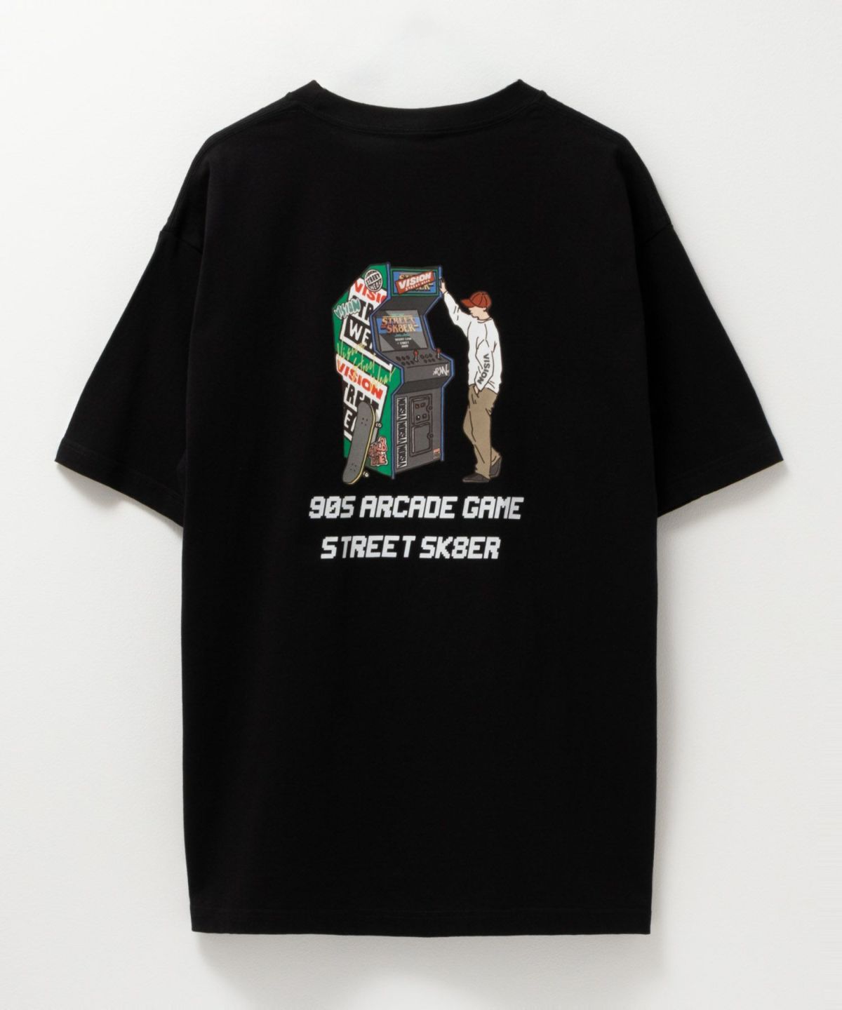 VISION STREET WEAR アーケードゲームプリントTシャツ メンズ ネコポス 対応商品