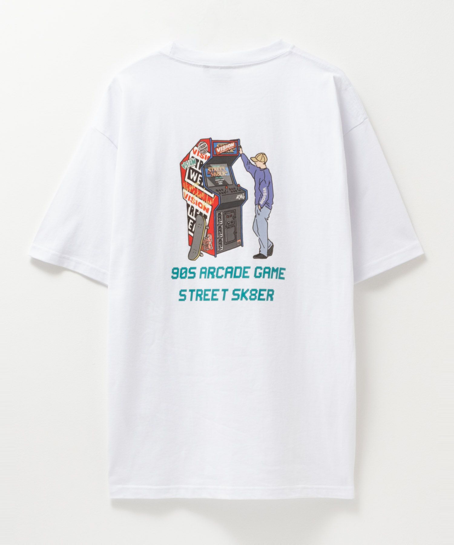 VISION STREET WEAR アーケードゲームプリントTシャツ メンズ ネコポス 対応商品