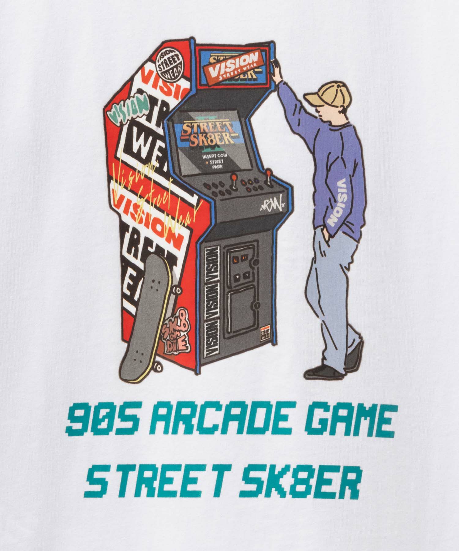 【オンラインストア限定】VISION STREET WEAR  アーケードゲームプリントTシャツ メンズ メール便 対応商品商品サムネイル-17