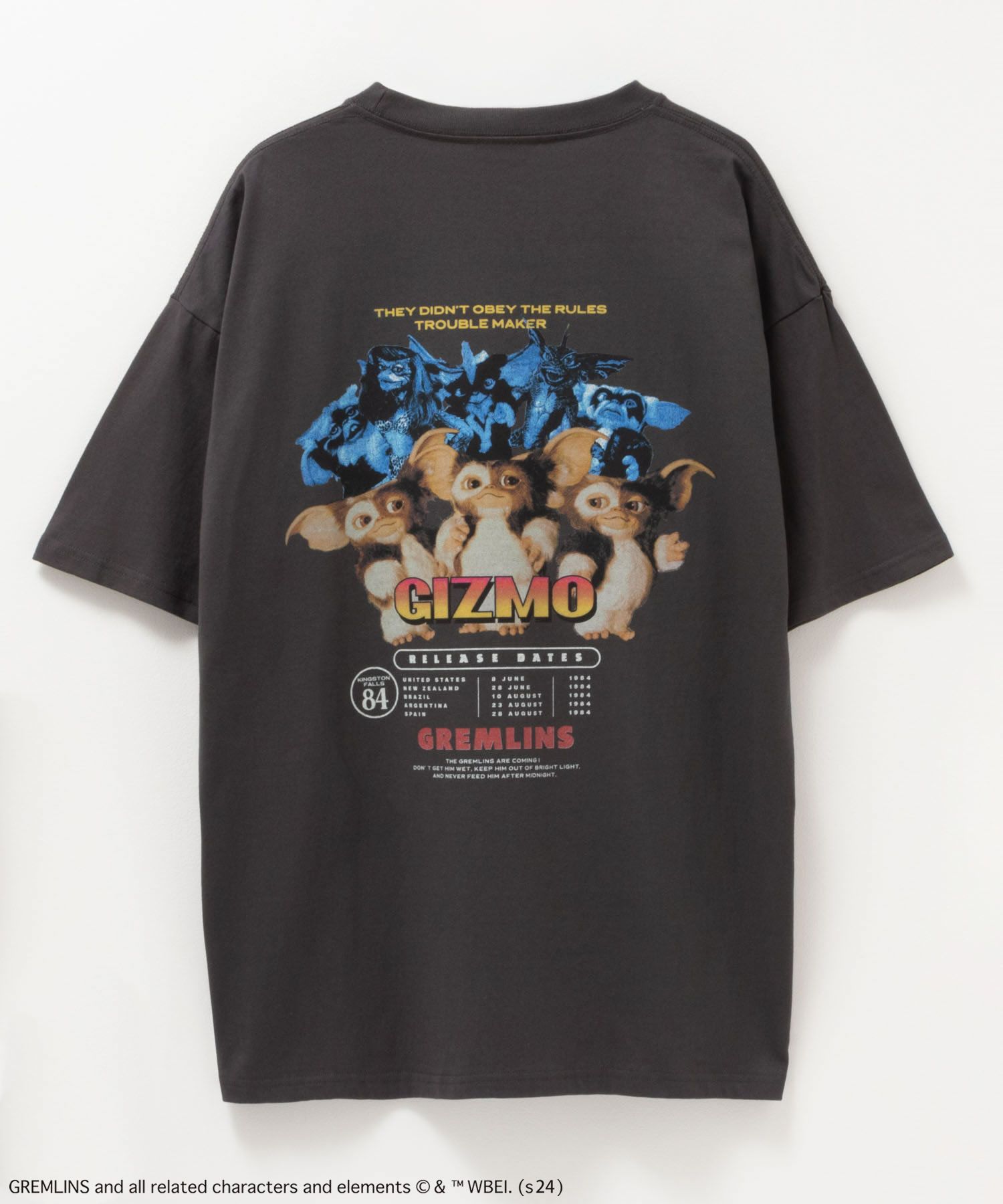 GREMLINS ツアーポスターTシャツ メンズ