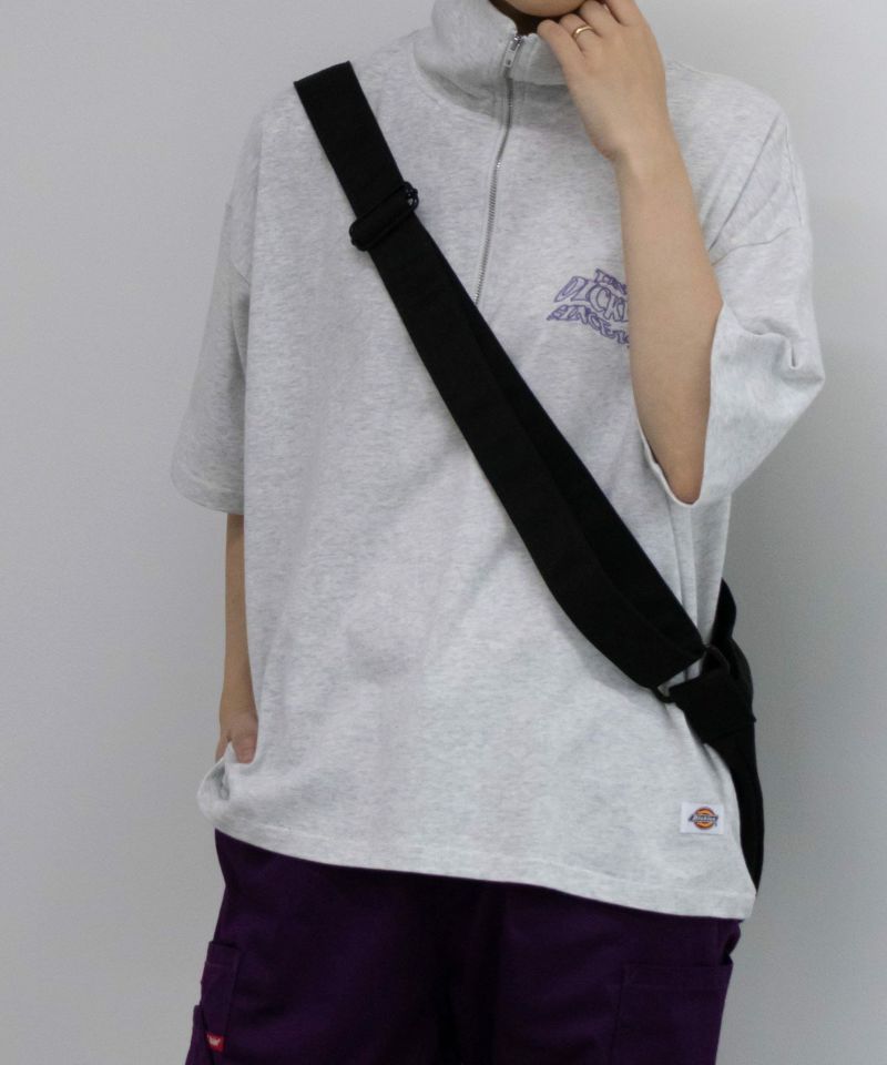 Dickies  ハーフジップTシャツ レディース ネコポス 対応商品商品画像-2