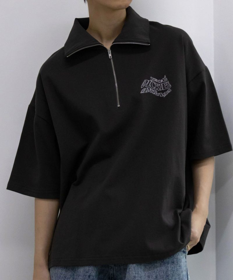 Dickies ハーフジップTシャツ レディース ネコポス 対応商品