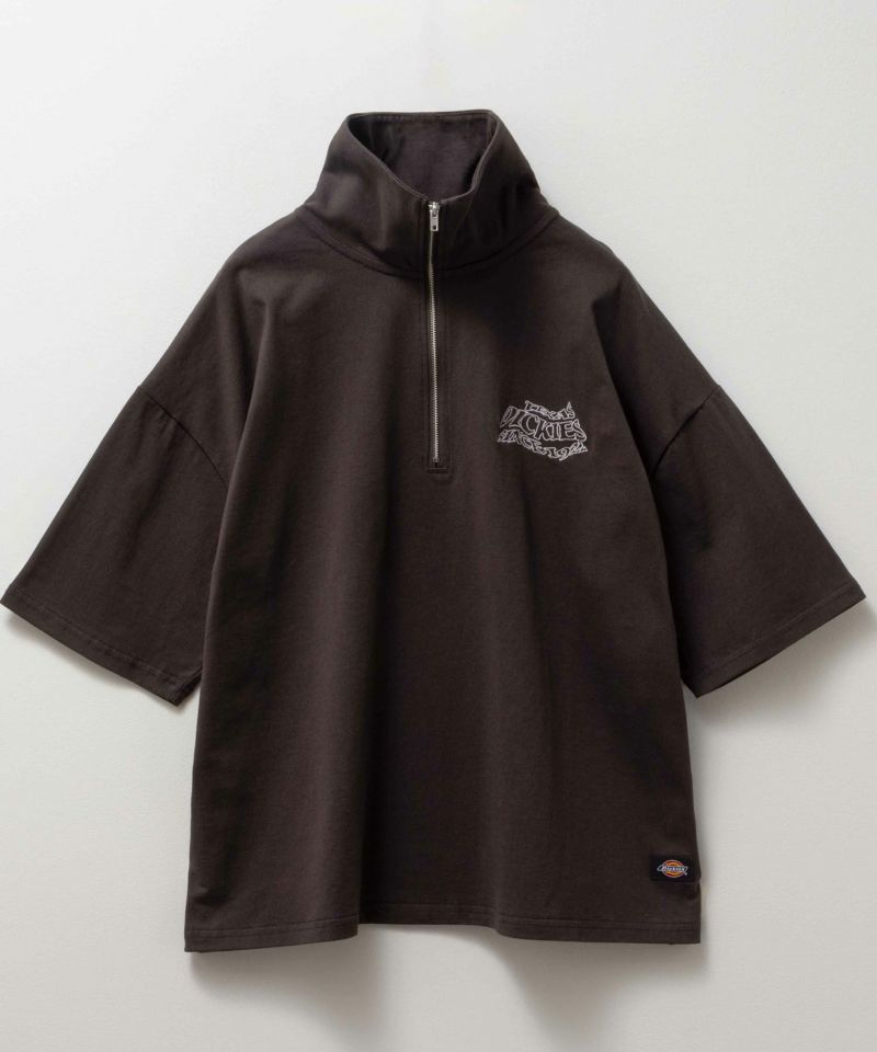 Dickies ハーフジップTシャツ レディース