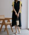 Howdy Marie インドファブリック キーネックワンピース レディース