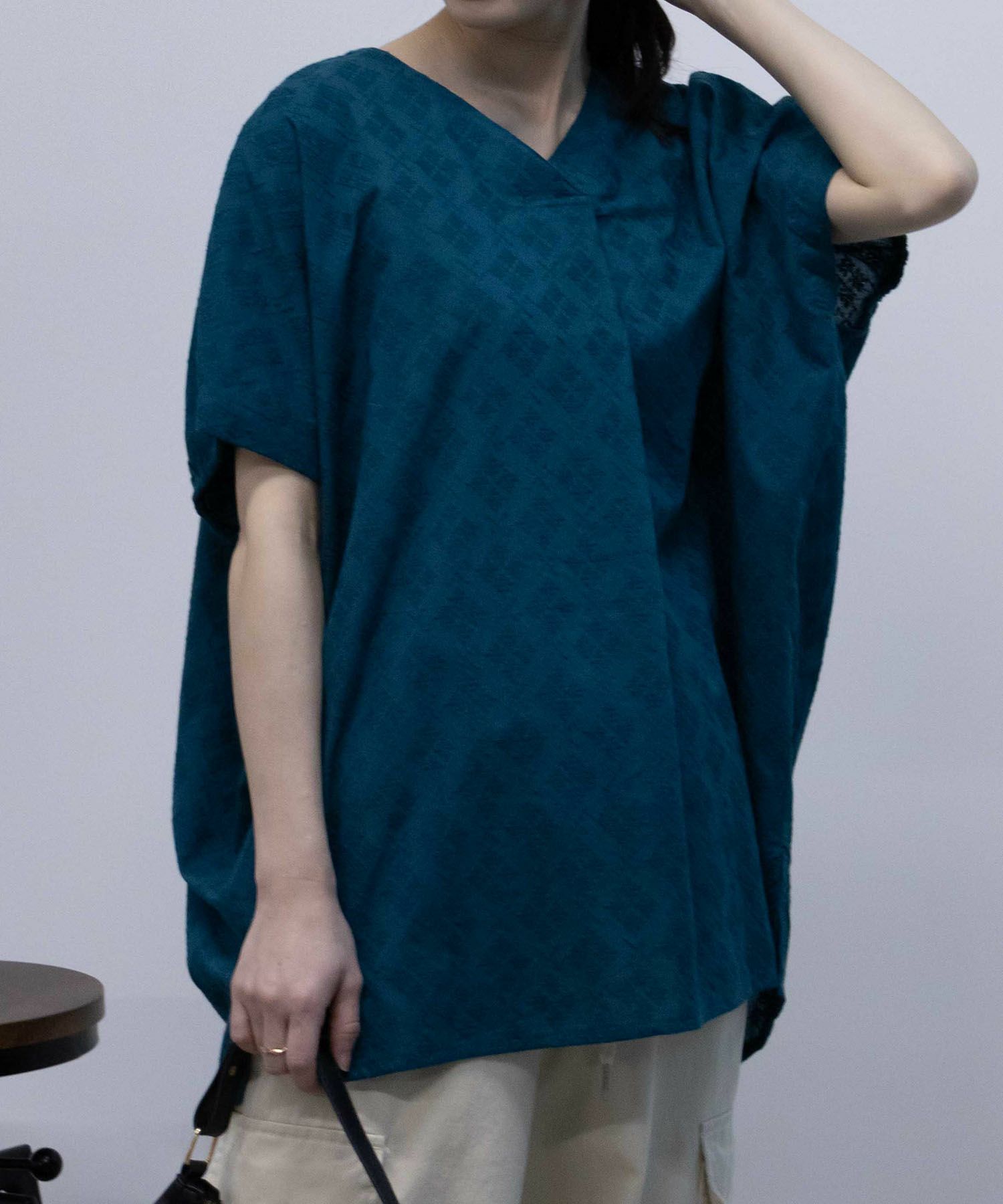 Howdy Marie  インドファブリック 刺繍ブラウス レディース商品画像-3