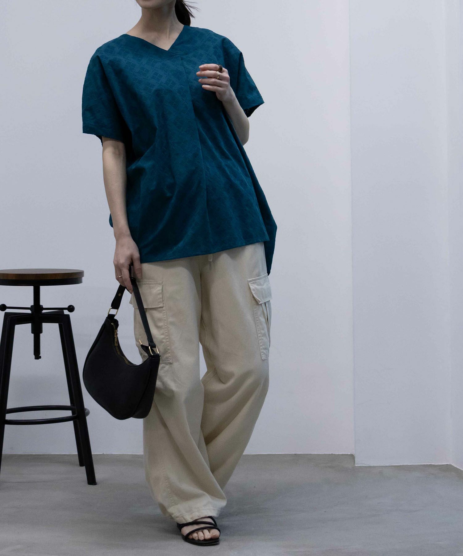 Howdy Marie  インドファブリック 刺繍ブラウス レディース商品画像-6