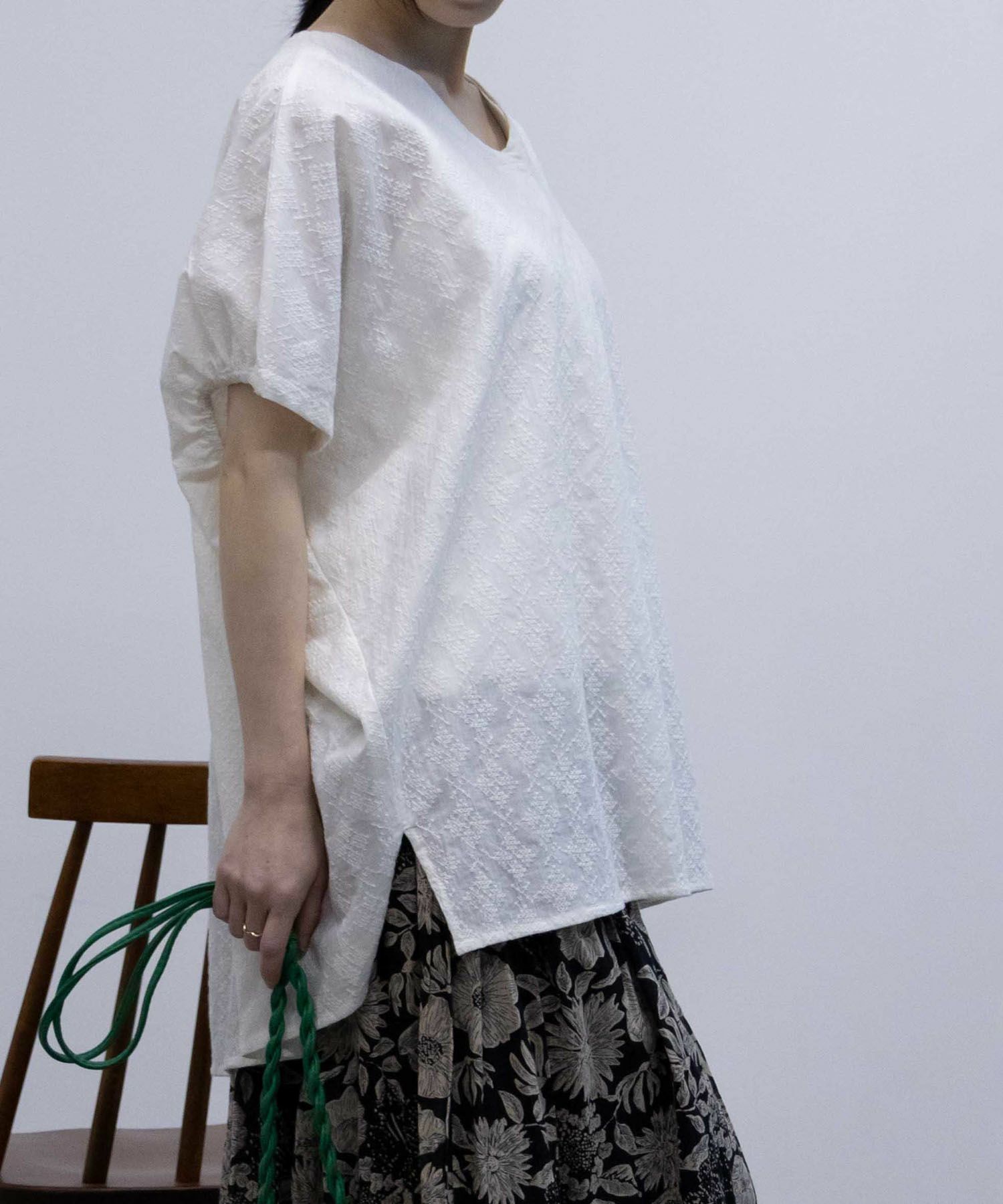 Howdy Marie  インドファブリック 刺繍ブラウス レディース商品画像-7