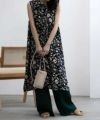 Howdy Marie インドファブリック 肩シャーリングワンピース レディース
