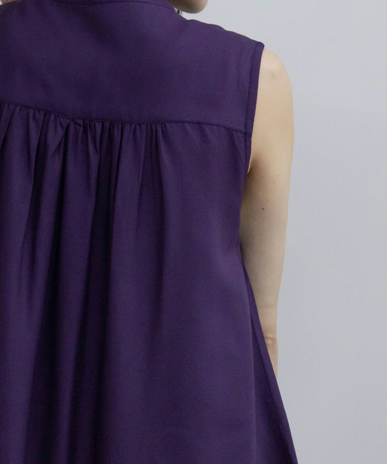 Howdy Marie インドファブリック 肩シャーリングワンピース レディース商品画像-12