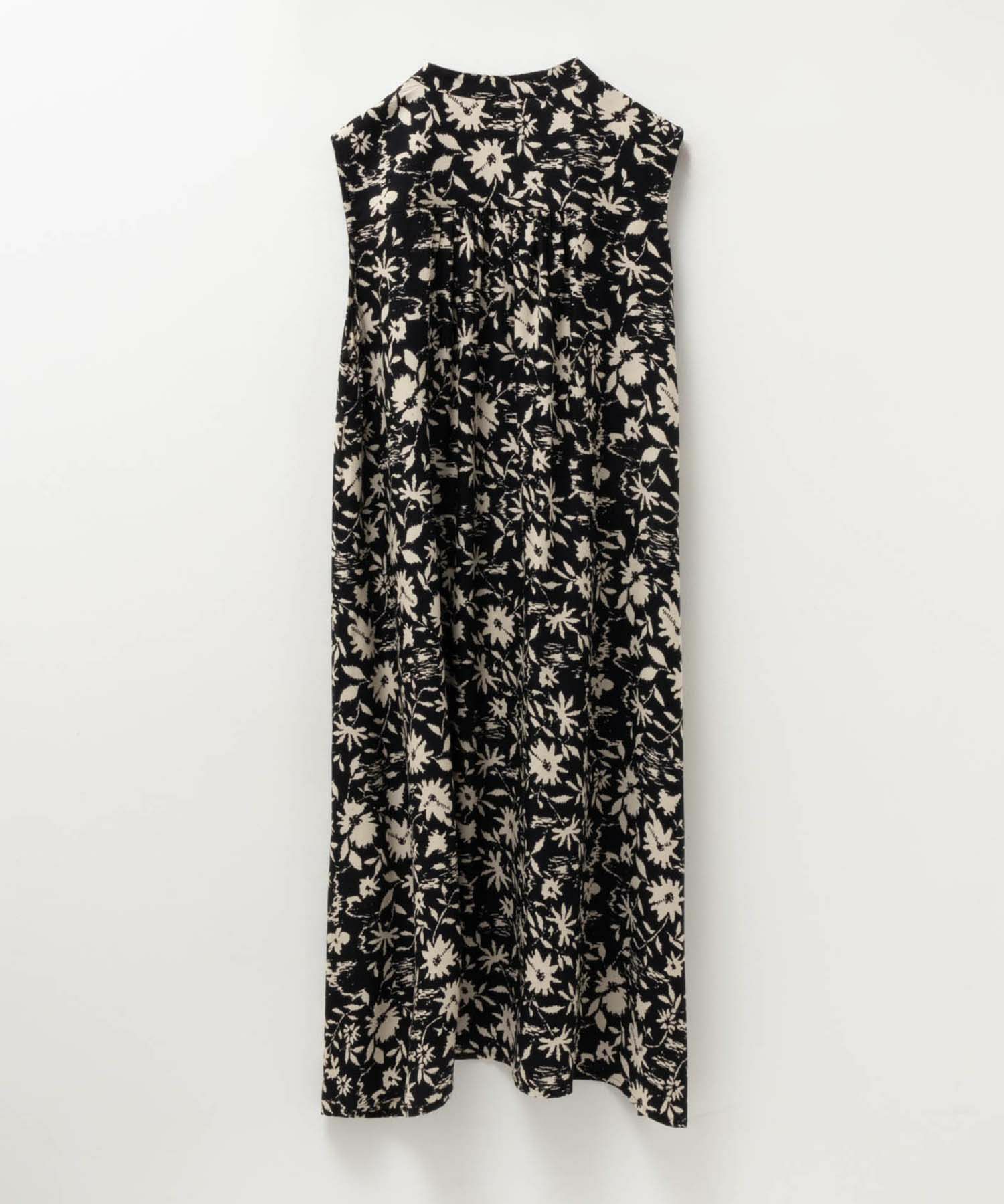 Howdy Marie インドファブリック 肩シャーリングワンピース レディース