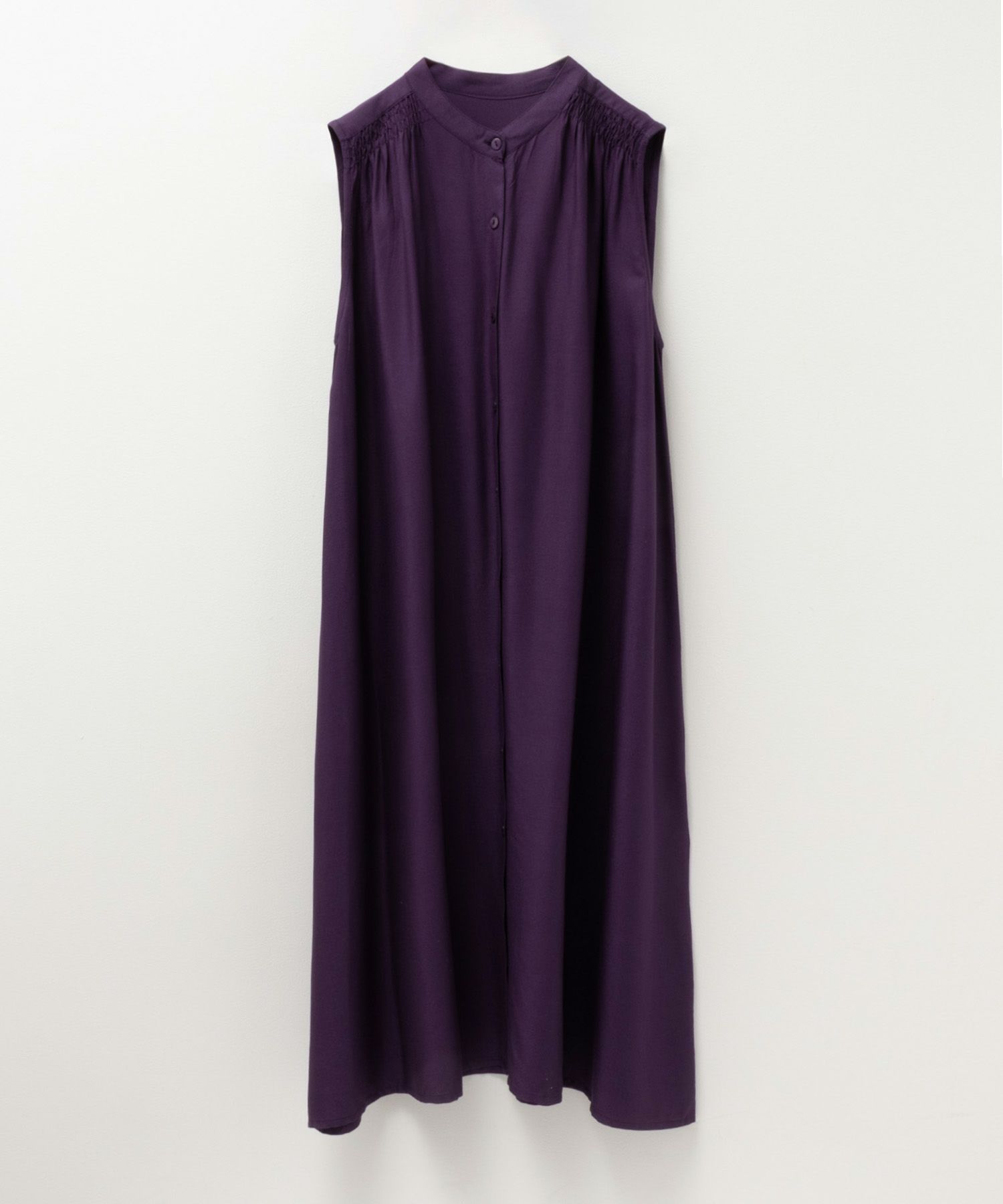 Howdy Marie インドファブリック 肩シャーリングワンピース レディース