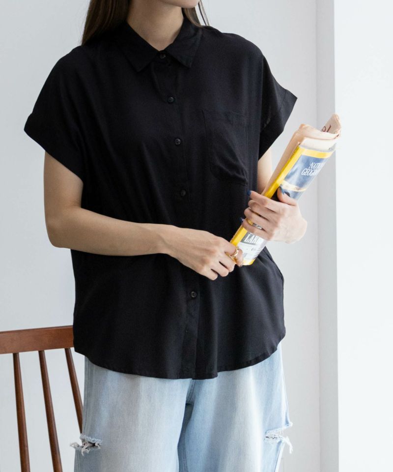 Howdy Marie インドファブリック ポケット付きシャツ レディース商品画像-2