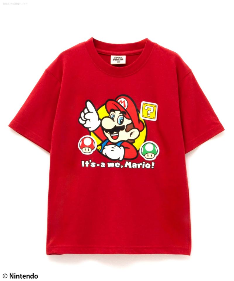 スーパーマリオ プリントTシャツ キッズ メール便 対応商品商品画像-3
