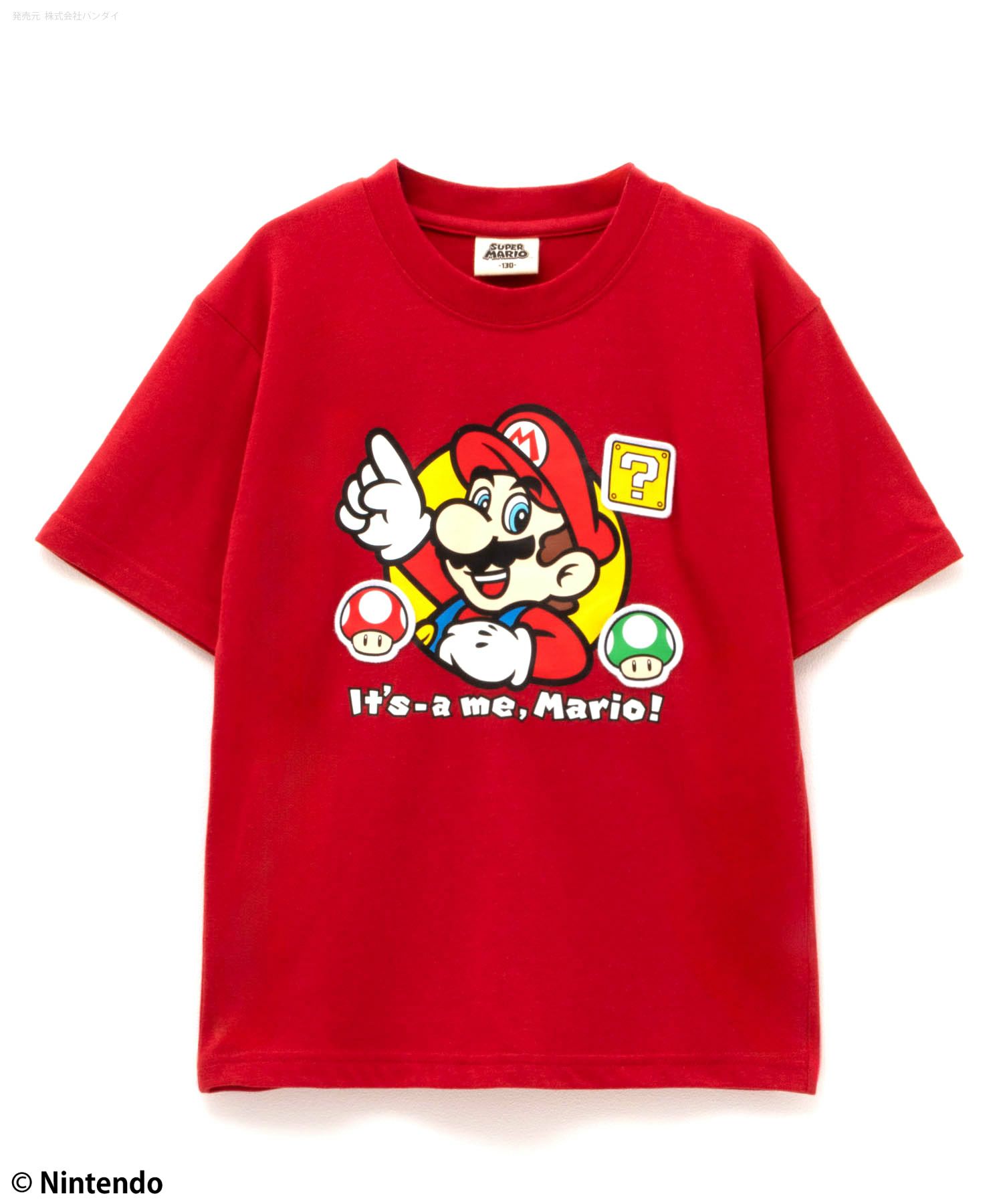 スーパーマリオ プリントTシャツ キッズ メール便 対応商品商品画像-3