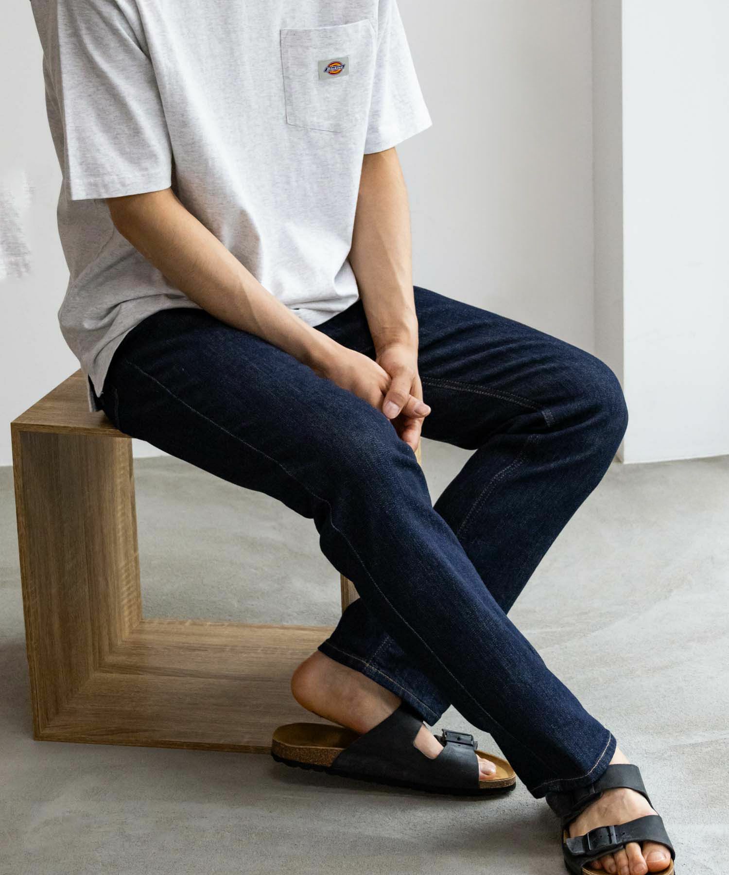 WRANGLER スリムストレートパンツ メンズ