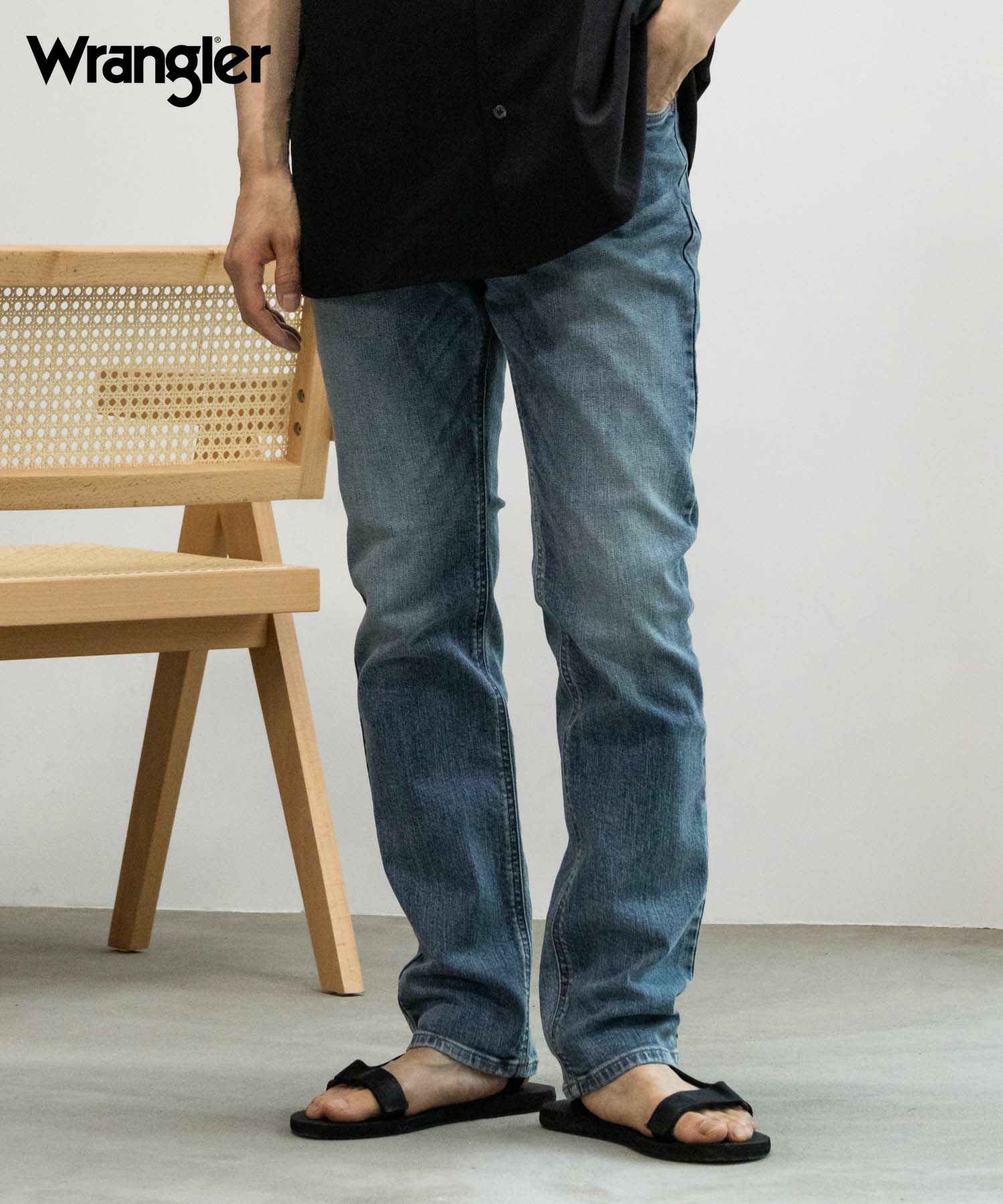WRANGLER  スリムストレートパンツ メンズ商品サムネイル-1