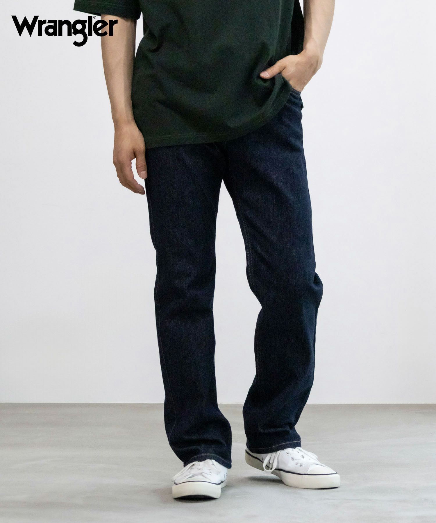 WRANGLER レギュラーストレートパンツ メンズ