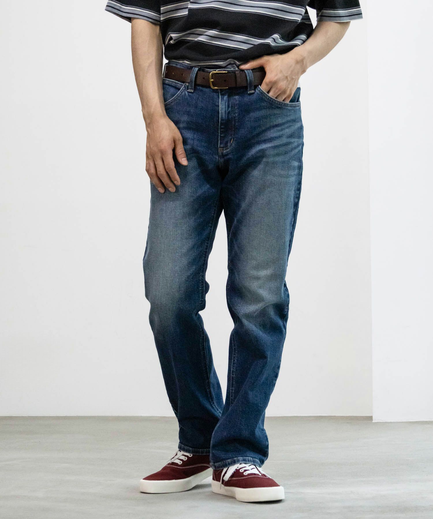 WRANGLER レギュラーストレートパンツ メンズ
