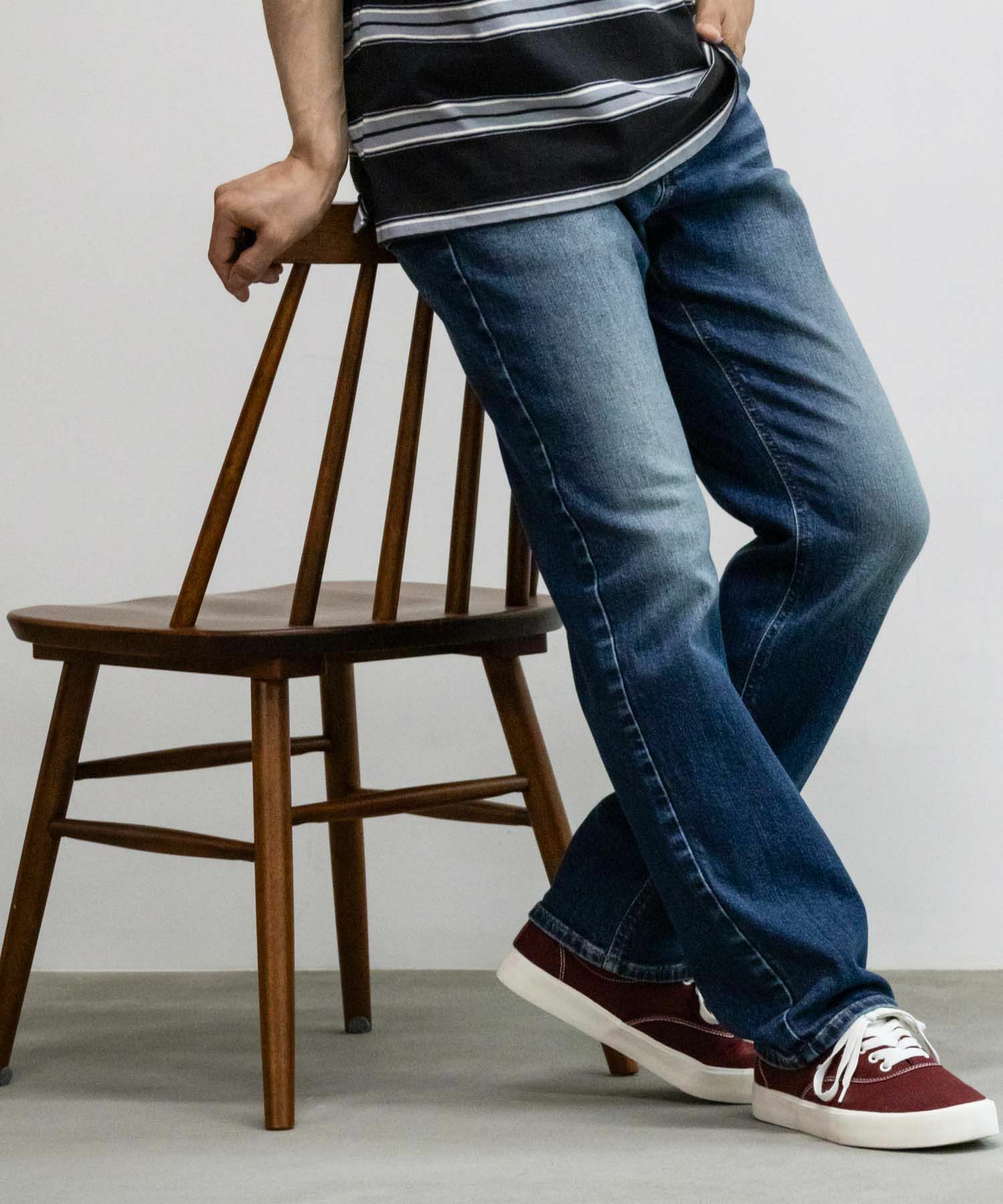 WRANGLER レギュラーストレートパンツ メンズ