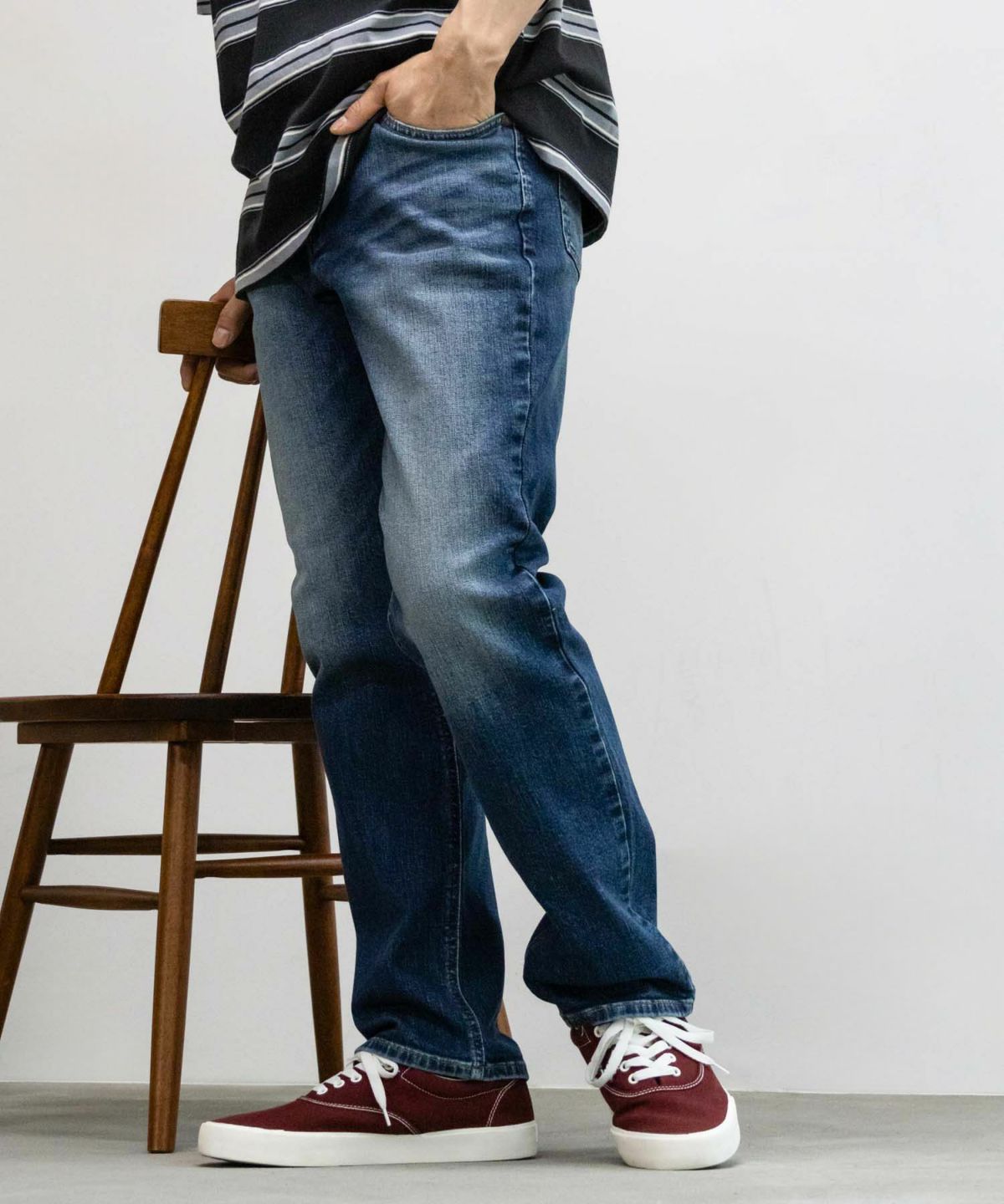 WRANGLER レギュラーストレートパンツ メンズ