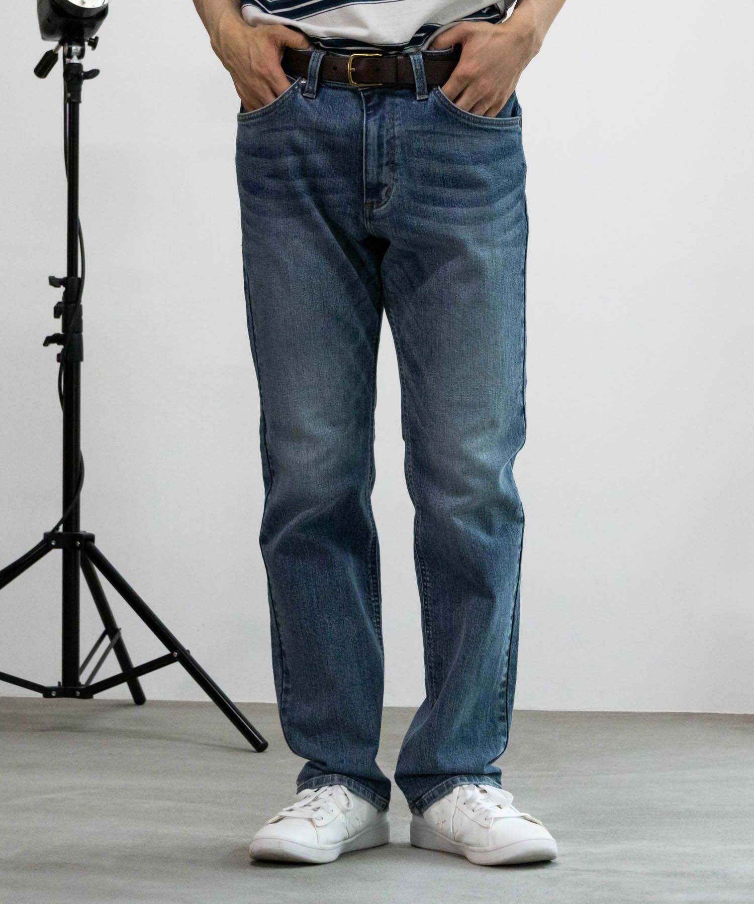 WRANGLER レギュラーストレートパンツ メンズ