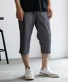 NAVY SARARI 裏メッシュドビーCOOLクロップドパンツ メンズ