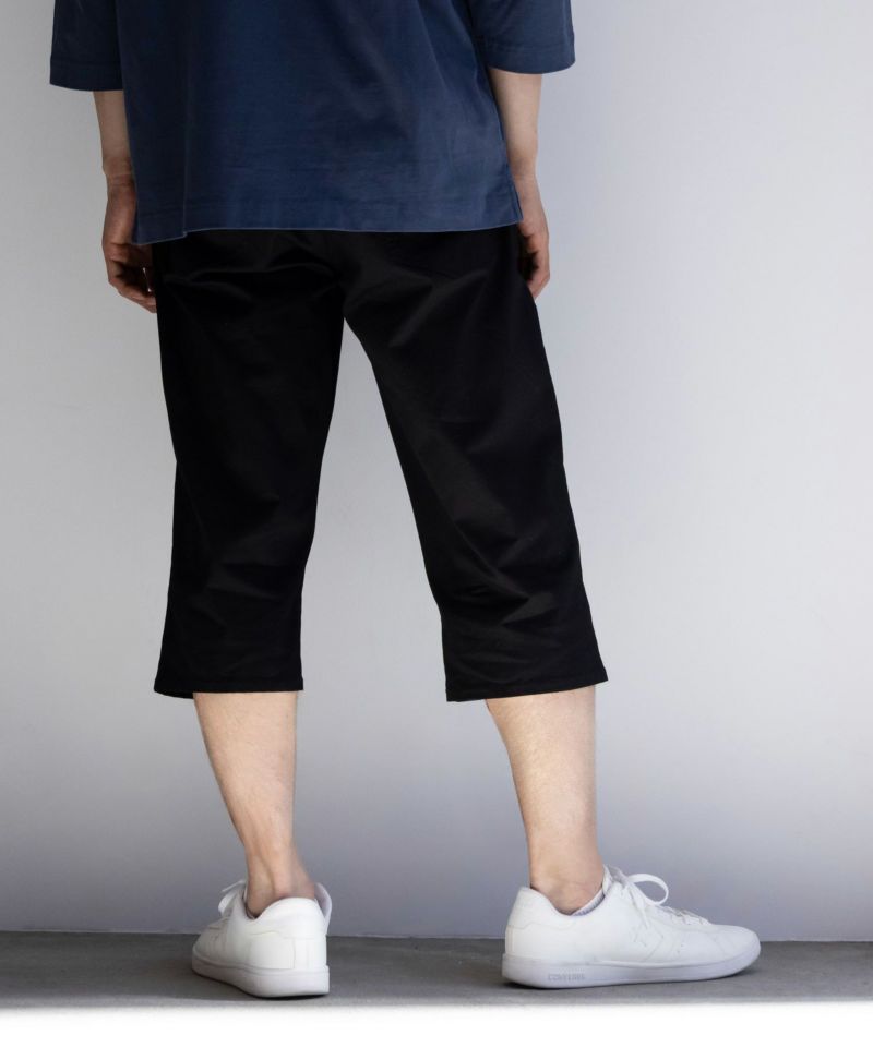 NAVY SARARI 裏メッシュドビーCOOLクロップドパンツ メンズ