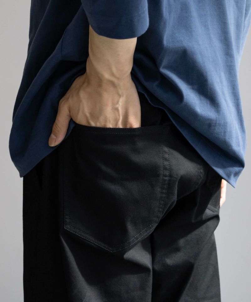 数量は多い  NAVY SARARI メンズ 裏メッシュドビーCOOLクロップドパンツ ウェア