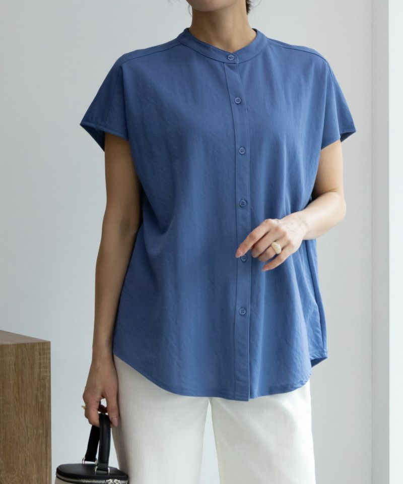 NAVY SARARI 前開きシャツ レディース商品画像-9