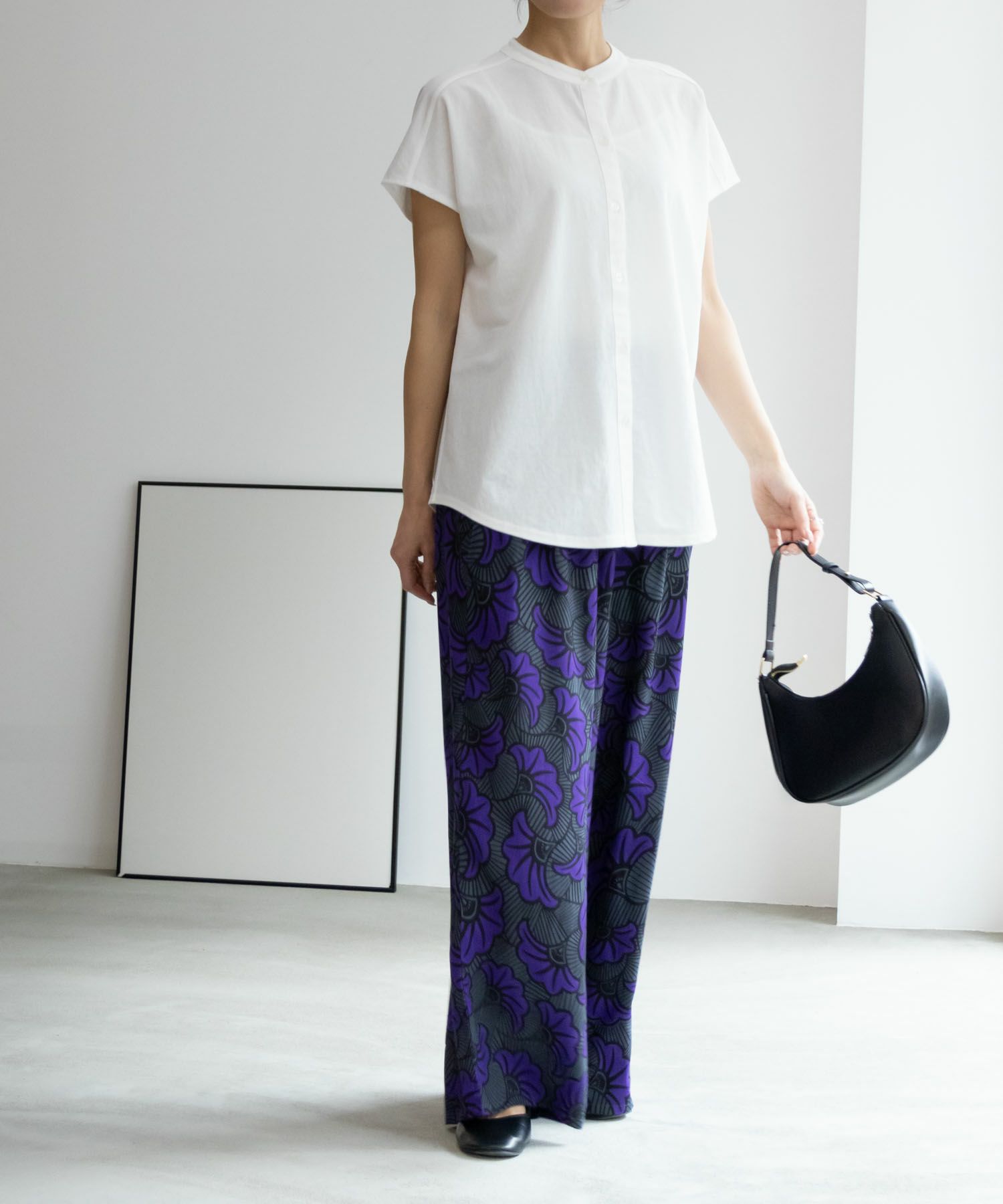 NAVY SARARI 前開きシャツ レディース商品画像-19