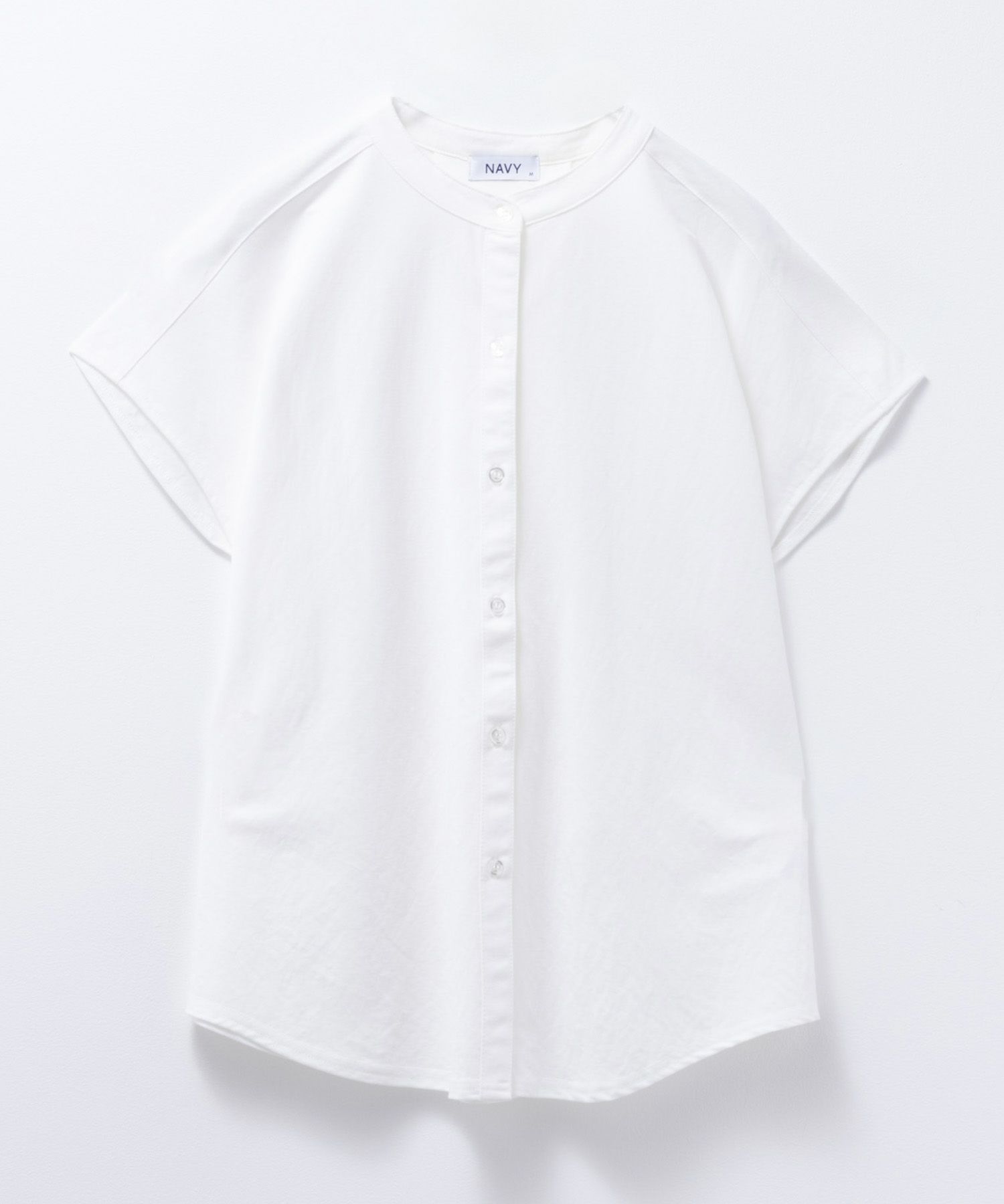 NAVY SARARI 前開きシャツ レディース