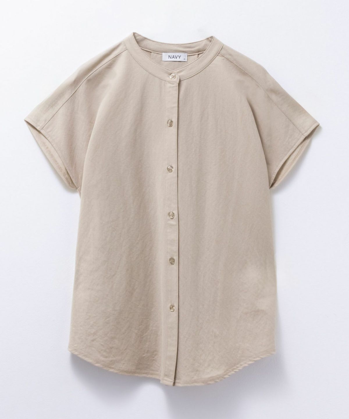 NAVY SARARI 前開きシャツ レディース