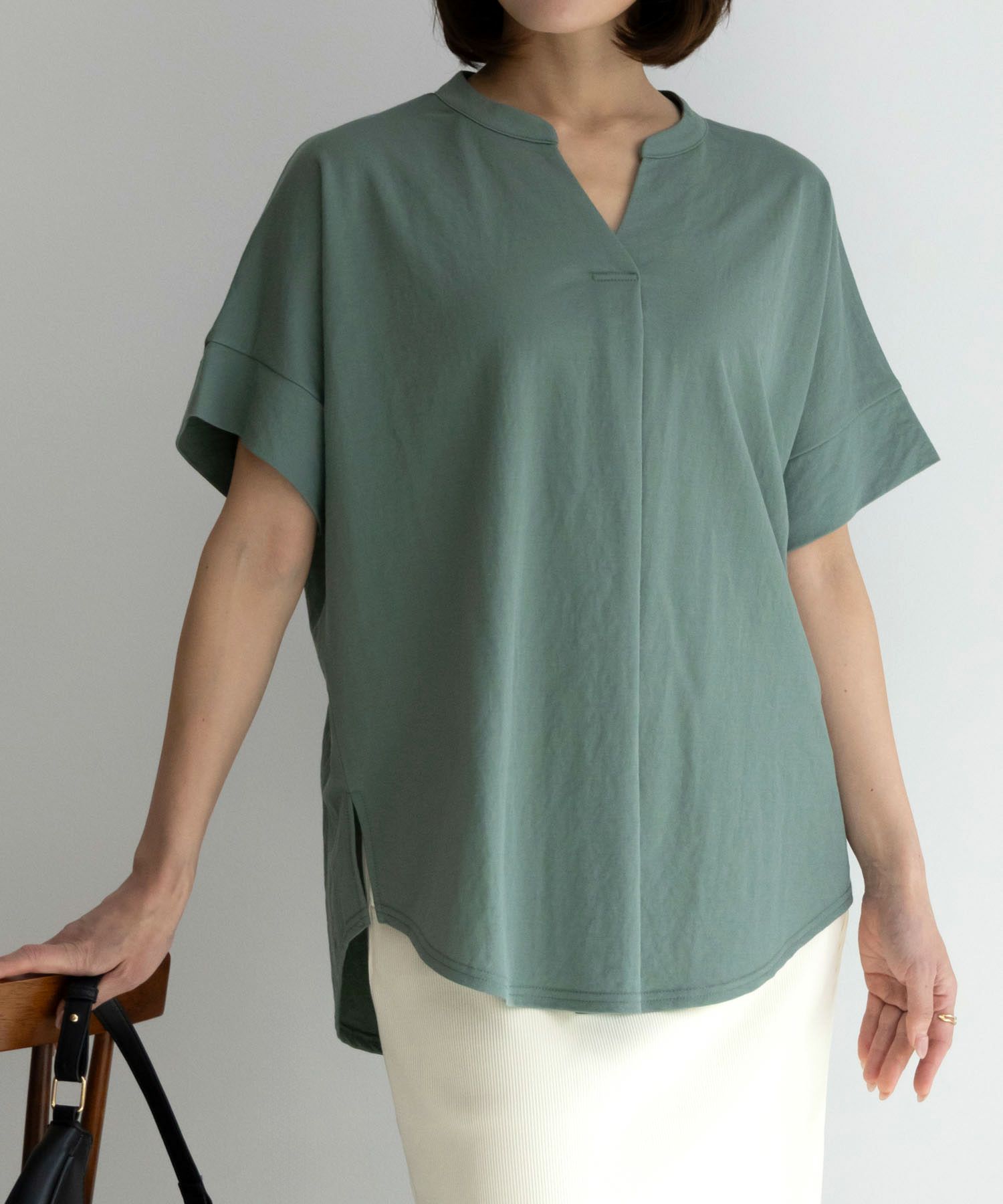 NAVY SARARI  スキッパープルオーバー レディース商品サムネイル-7