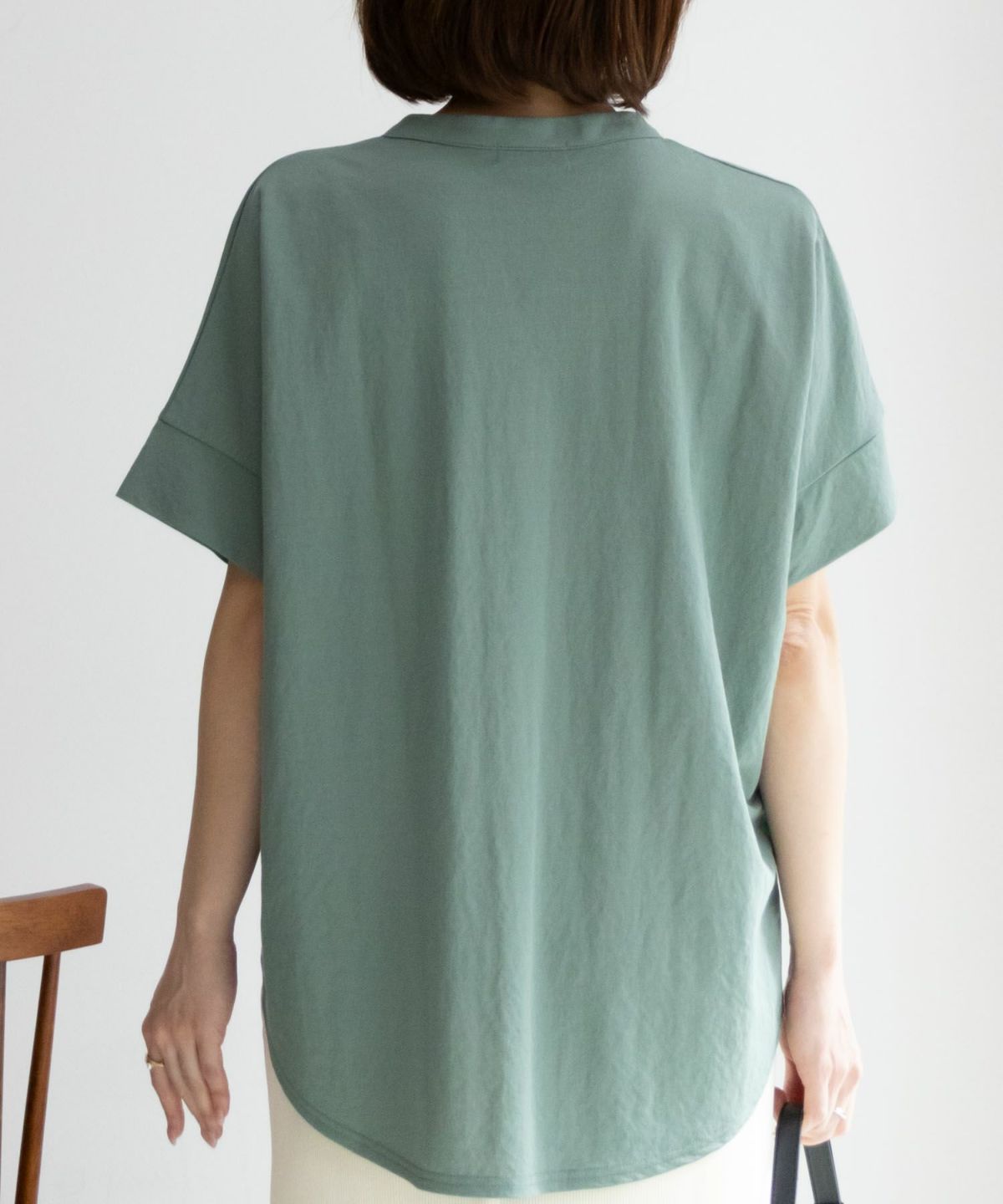 NAVY SARARI スキッパープルオーバー レディース