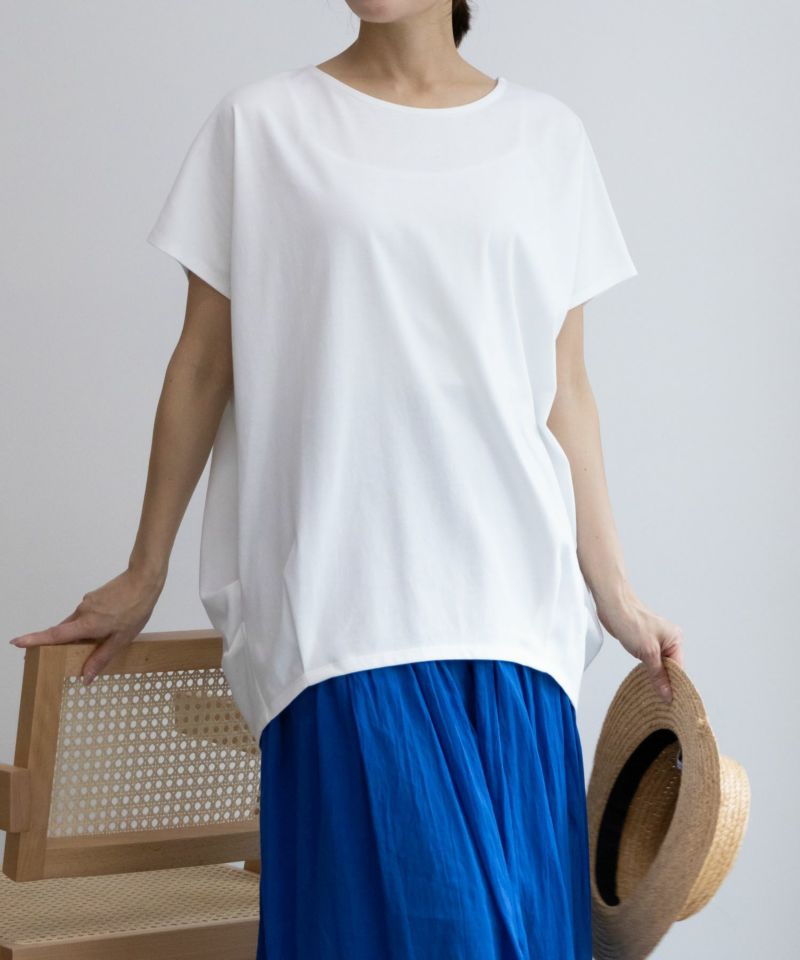 NAVY SARARI サラリピュール ドルマンTシャツ レディース メール便 対応商品商品画像-8