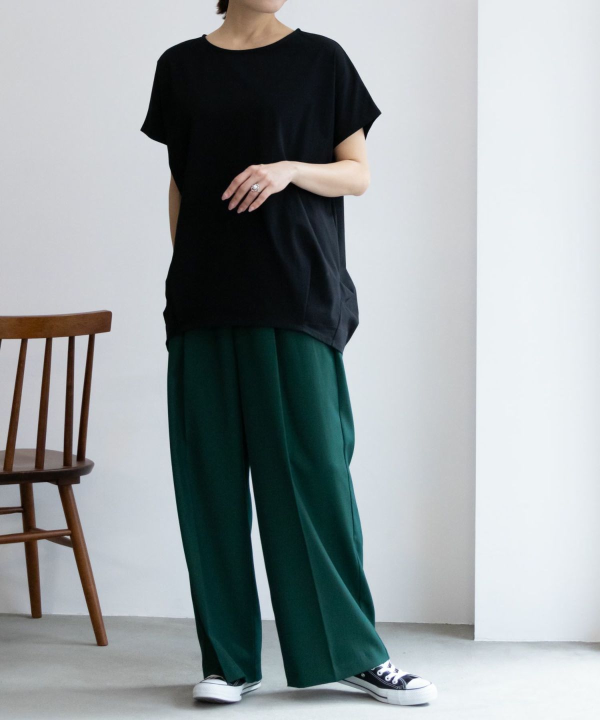 NAVY リピュール ドルマンTシャツ レディース ネコポス 対応商品