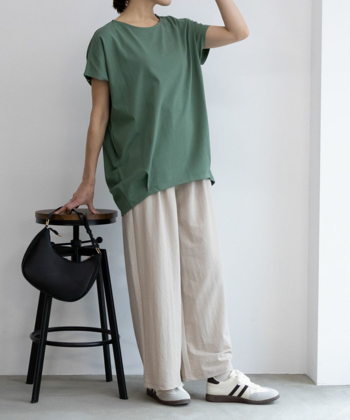 NAVY リピュール ドルマンTシャツ レディース ネコポス 対応商品