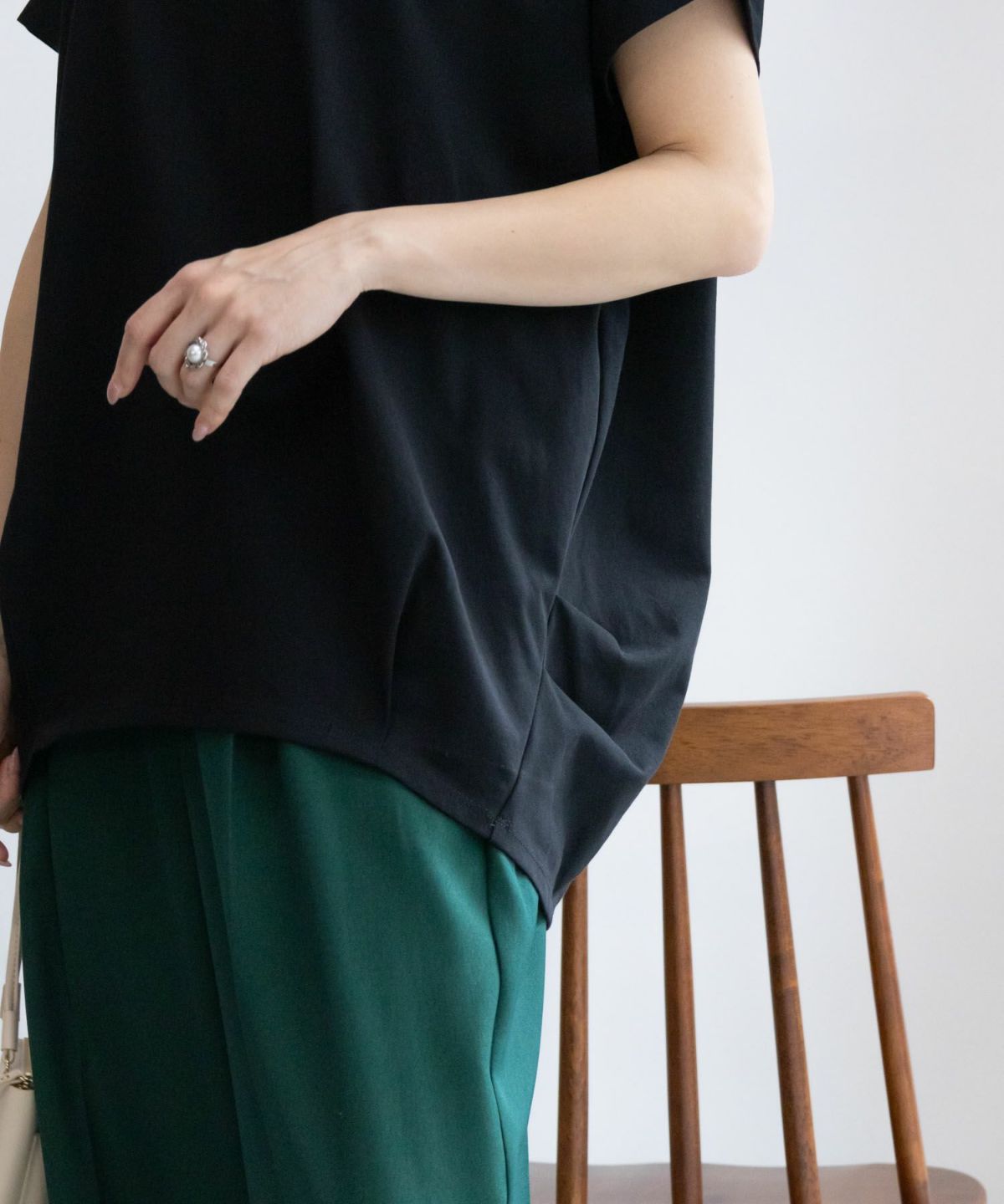 NAVY リピュール ドルマンTシャツ レディース ネコポス 対応商品